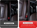 2PCS Car Seat Gap Filler - Car Seat Gap Filler Organizer for Holding Phone,Key,Purse - Universal Car Gap Filler Fits Car Truck SUV Car Interior Accessories (Black/2PCS)… - Image 7