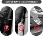 2PCS Car Seat Gap Filler - Car Seat Gap Filler Organizer for Holding Phone,Key,Purse - Universal Car Gap Filler Fits Car Truck SUV Car Interior Accessories (Black/2PCS)… - Image 8