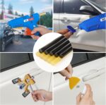 Dent Puller Hail Remover Kits,129pc Professional Car Paintless Dent Removal Tools,Slide Hammer 2 in 1 T-Bar, Adjustable Dent Lifter,Bridge Puller for Auto Body SUV Dings Damage DIY Removal - Image 9