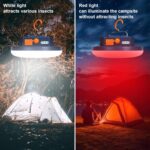 2025 Red Light Insect-Proof Camping Lamp10000mAh Rechargeable 3000LM Tent Camping Light, 6500K 24Hours Long Play Time , Outdoor Night Market Night Fishing Lantern (Remote) - Image 3