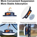 2025 Red Light Insect-Proof Camping Lamp10000mAh Rechargeable 3000LM Tent Camping Light, 6500K 24Hours Long Play Time , Outdoor Night Market Night Fishing Lantern (Remote) - Image 7