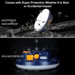 2025 Red Light Insect-Proof Camping Lamp10000mAh Rechargeable 3000LM Tent Camping Light, 6500K 24Hours Long Play Time , Outdoor Night Market Night Fishing Lantern (Remote) - Image 8