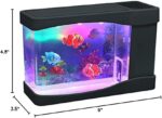Lightahead® Artificial Mini Aquarium A Sensory Multi Colored LED Swimming Fish Tank with Bubbles - Image 6