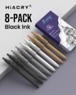 8 Pcs Gel Pens - 0.7mm Fine Point Smooth Writing Black Ink, Quick-Dry Long Lasting Fidge Pens, School & Office Supplies for Men Women - Image 9