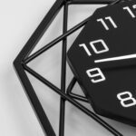 Modern Wall Clocks for Living Room Decor 12in Black Wall Clock Silent Non-Ticking Quartz Battery Operated for Office Kitchen Bedroom Bathroom Minimalist Small Clock Decoration Easy to Read - Image 7