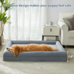WNPETHOME XXXL Big Dog Bed, Washable Dog Couch with Removable Waterproof Cover, Orthopedic Large Pet Sofa Bed with Bolster Sides for Sleeping - Image 5
