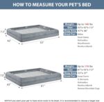 WNPETHOME XXXL Big Dog Bed, Washable Dog Couch with Removable Waterproof Cover, Orthopedic Large Pet Sofa Bed with Bolster Sides for Sleeping - Image 7