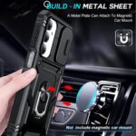 LeYi for Galaxy A16-5G Phone Case: Galaxy A16 5G Screen Protector [2 Packs] with Camera Cover, Military-Grade Heavy Duty Protection Cell Android Basic Funda para Samsung Galaxy A 16 5G Phone, Black - Image 4