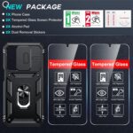 LeYi for Galaxy A16-5G Phone Case: Galaxy A16 5G Screen Protector [2 Packs] with Camera Cover, Military-Grade Heavy Duty Protection Cell Android Basic Funda para Samsung Galaxy A 16 5G Phone, Black - Image 8