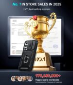 LeYi for Galaxy A16-5G Phone Case: Galaxy A16 5G Screen Protector [2 Packs] with Camera Cover, Military-Grade Heavy Duty Protection Cell Android Basic Funda para Samsung Galaxy A 16 5G Phone, Black - Image 9