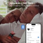 Wellue O2Ring-S Oxygen Monitor with Vibration Reminder, Bluetooth Pulse Oximeter Tracks SPO2 and Pulse Rate, 24 hrs Battery Life, 4*10 Hours Built-in Memory, Rechargeable Pulse Ox with Free PC & APP - Image 6
