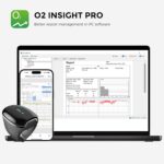 Wellue O2Ring-S Oxygen Monitor with Vibration Reminder, Bluetooth Pulse Oximeter Tracks SPO2 and Pulse Rate, 24 hrs Battery Life, 4*10 Hours Built-in Memory, Rechargeable Pulse Ox with Free PC & APP - Image 8