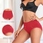 MISSWHO Cotton High Waisted Soft Womens Underwear Breathable Panties, Multipack - Image 4