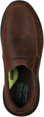 Skechers Men's Expended-Sevenoleather Leather Slip on Moccasin - Image 6