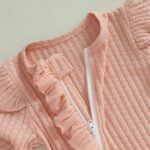 FYBITBO Infant Baby Girls Clothing Ruffle Knit Romper Long Sleeve Jumpsuit Baby Girl Going Home Outfit Newborn Clothes - Image 6
