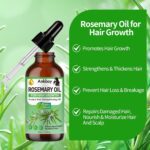 3 Pack Rosemary Oil for Hair Growth,Rosemary Hair Growth Oil,Hair Strengthening Serum for Dry Damaged Hair,Hair Loss Treatment & Thickens Hair,Scalp Care Promotes Hair Thickness for Men Women - Image 3