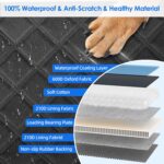 Back Seat Extender for Dogs with Hard Bottom/Large Space, Waterproof Dog Car Seat Cover Holds 400lbs, Sturdy Nonslip Pet Backseat Hammock for Cars/SUV - Image 7