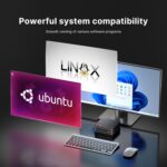 P4 Mini PC, Mini Computers with AMD Ryzen 7 5825U (up to 4.5GHz), 32GB DDR4 1TB PCIe SSD, 4K Triple Display, Dual LAN 2.5G, Wi-Fi 6E/BT5.2, Micro Desktop Computers for Gaming, Office & Design - Image 9