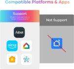 Linkind Matter Smart Light Bulb, BR30 Smart Bulbs, Recessed LED Color Changing Light Bulbs RGBTW, E26 Smart Flood Light Bulbs 650LM 60W Work with Alexa, Apple Home, Google Home, SmartThings, 4Pack - Image 10