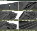 Quick Dry Hiking Shorts Men's Cargo Casual Outdoor 4-Way Stretchy Lightweight Summer Short with Multi Pockets 30-46 (No Belt) - Image 4