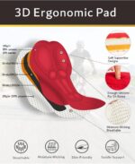 Przewalski Men’s 3D Padded Cycling Bike Bib Shorts, Bicycle Biking Bib Shorts - Image 4