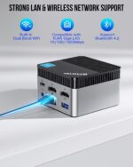 GMKtec Mini PC Intel N97 (Turbo 3.60GHz) Micro Desktop Computer 12GB DDR5 256GB SSD for Business, School, Office, Pocket Mini Computers Nucbox G5 - Image 6