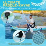 FunWater Inflatable Paddle Board 10'6" x 33" Stand Up Paddle Boards with Premium Accessories, SUP Paddle Board for Adults & Youth of All Skill Levels, Paddleboards with Kayak Seat - Image 5