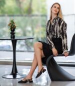 Ankis Slingback Flats for Women 1Inch Low Heels Closed Pointed Toe Ankle Strap Pumps Comfortable Walking Wedding Party Dress Shoes - Image 7