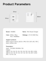 Hagibis 45W USB C Charger, Dual USB Type-C Ports PPS GaN Fast Charger, Mini House for iPhone 16 16 Pro Max 15/15 Plus/15 Pro/15 Pro Max/14/13, Galaxy S23 Ultra/S22/Note 20, iPad/iPad Mini, MacBook - Image 9