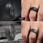 Egnaro Silicone Ring For Men 9mm Wide 2.5mm Thick, Rubber Wedding Bands Ergonomic Breathable Design, Flexible Engagement Rings - Image 5