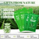 30 Pack Aloe Vera Gel and 30 Pack Face Masks Skincare, Aloe Vera Gel and Facial Mask for Face, Hair, Body, Skin, Bulk Travel Size Aloe Gel and Mask for Sunburn Relief - Image 3