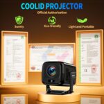 [Built-in App] Mini Projector 1080P FHD 4K Support Projector with Mouse Portable Projector with WiFi and Bluetooth 180° Adjustable Auto Keystone Portable Projector 4K - Image 3