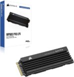 Corsair MP600 PRO LPX 8TB M.2 NVMe PCIe x4 Gen4 SSD - Optimised for PS5 (Up to 7,000MB/sec Sequential Read & 6,100MB/sec Sequential Write Speeds, High-Speed Interface, Compact Form Factor) Black - Image 7