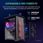 Skytech Gaming Chronos Gaming PC Desktop – Intel Core i7 13700K 3.4 GHz, NVIDIA RTX 4070, 1TB NVME SSD, 32GB DDR5 RAM RGB, 750W Gold PSU, 360mm AIO, 11AC Wi-Fi, Windows 11 Home 64-bit,Black - Image 9