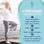 NewMe Fitness Yoga Mat for Women and Men - Large, 5mm Thick, 68 Inch Long, Non Slip Exercise Mats w/ 70 Printed Yoga Poses for Pilates, Workout and Stretching - Home and Gym Essentials - Image 7