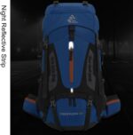 Bseash 60L Hiking Camping Backpack with Rain Cover, Waterproof Large Capacity Outdoor Sport Travel Daypack Climbing Touring (Army Green) - Image 7