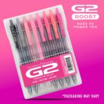 Pilot, G2 Premium Gel Roller Pens, G2 Boost Pink Pack, The Colors of Optimism, 8 Pack Pouch, Fine Point 0.7 mm, Assorted - Image 3