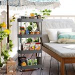 SPACEKEEPER Slim Rolling Storage Cart 4 Tier Bathroom Organizer Cart Mobile Shelving Unit Slide Out Utility Cart for Kitchen, Bthroom, Makeup, Craft, Laundry Narrow Places, Black - Image 8