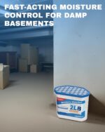 Vacplus Moisture Absorber Buckets 6 Pack – Large Capacity Dehumidifier and Humidity Absorber for Closet, Basement, Bathroom, RV, and Storage Areas, Unscented, 2 lbs, 7.5" x 4.7" x 6.6" - Image 3