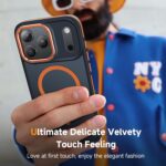 Magnetic 3 in 1 for iPhone 17 Pro Max Case, [Omni-Directional Protection] with 1x Screen Protector + 1x Camera Cover, [Seamless Work with Magsafe] Protective Case for iPhone 17 Pro Max Cosmic Orange - Image 7
