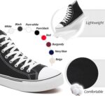 yageyan Men’s High Top Canvas Sneakers Fashion Lace up Walking Shoes Casual Classic - Image 4