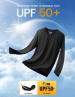 MAGCOMSEN Men's Long Sleeve Shirts UPF 50+ UV Sun Protection Athletic Shirts for Hiking Running Workout Rash Guard - Image 4