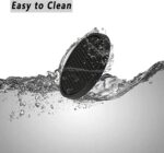 Car Cup Coaster, 4PCS Universal Auto Non-Slip Cup Holder Embedded in Ornaments Silicone Coaster, Car Interior Accessories Sets, Black - Image 4