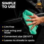 Premium 2pk +1 Free Shammy Cloth for Car Drying - 26"x17" - Super Absorbent Chamois Towel for Car - Scratch-Free, Reusable & Soft - Image 6