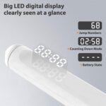 Jump Rope With Counter and App - Tangle-Free Rapid Speed Skipping Rope for Fitness, Home Exercise, Workout - Gifts for Adults, Women, Men, Kids - Image 4