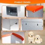 Dog Feeder - Galvanized Metal Pet Food Station for Indoor & Outdoor Use - Automatic Gravity-Fed Dispenser Suitable for Small, Medium, and Large Dog Breeds - Capacity: 25 Pounds of Dry Kibble - Image 6