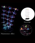 4 Pieces Aquarium Fish Tank Decorations with Glowing Effect, Silicone Glow Artificial Ornament Coral Reef Plants for Aquarium Decoration Small and Large Fish Bowl Decor Accessories - Image 7