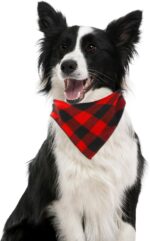 Bandanas for Dogs, 2Pcs Triangle Dog Bandanas Adjustable Reusable Puppy Bandana Apparel Handkerchief Accessories for Large Medium Dogs Puppies Pets - Image 8
