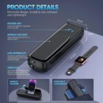 Portable Thermal Printer, Wireless & Bluetooth Mini Inkless Printer for Travel, Office, Home, Supports 8.5x11inch, Compatible with iPhone, Android, Laptop(Black) - Image 6