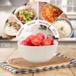 36pcs Reusable Wheat Straw Dinnerware Sets,Unbreakable Dinnerware Cups Plates and Bowls Sets,Durable Kitchenware Dishes Set for Home, Office, Travel,Picnic - Image 6